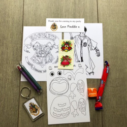 Harry Potter party Bags, pre filled party favours, personalised.