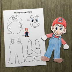 Mario party Bags, pre filled party favours, personalised.
