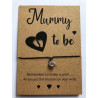 Mummy to Be Wish Bracelet